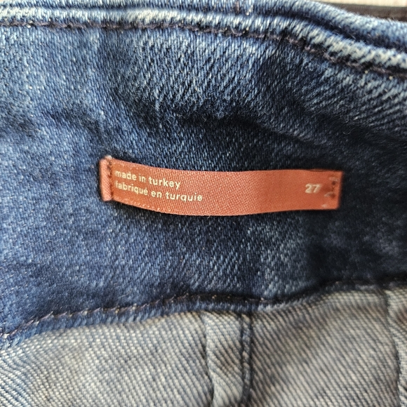 Anthropologie Blue Wide Leg Jeans - Picture 12 of 13